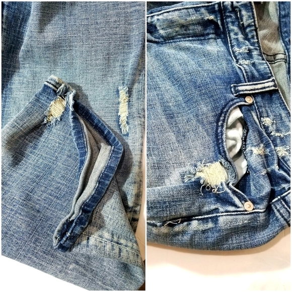 Seven7 plus size distress jeans - Picture 2 of 4